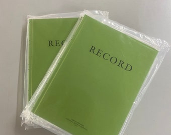 Large Green Record Book (8x10.5 inch)