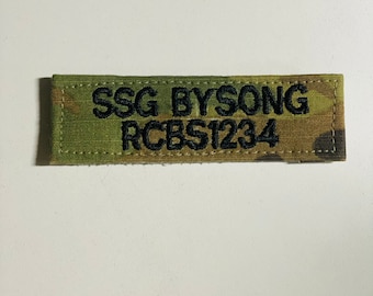 OCP Name Tape: Helmet Patch with Fastener (1" X 3")