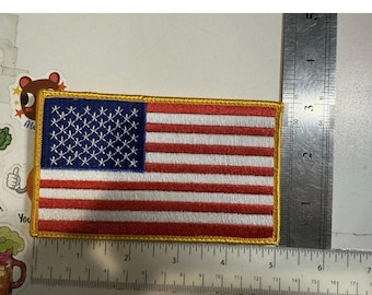 3” X 5” American flag / Full color flag / Hook back