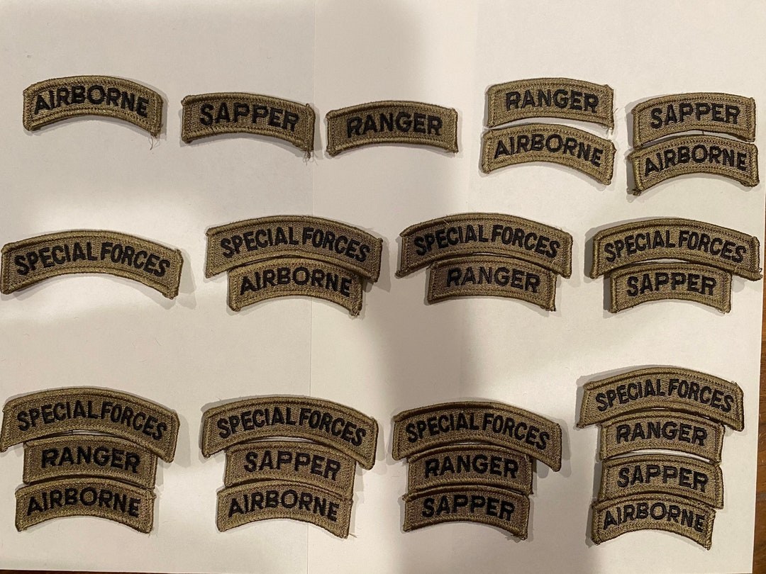 OCP Airborne Tab / Ranger Tab / Sapper Tab / Special Forces Etsy