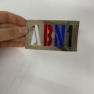 Laser Cut / Callsign Patch / customized IR Combat ID patch / Military Infrared tactical Patch / 2in x 3.5in With Hook back