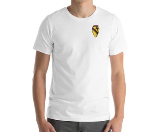 Kids T-Shirt Tops 1st Cavalry Division Vietnam Unisex Youths Short Sleeve T-Shirt