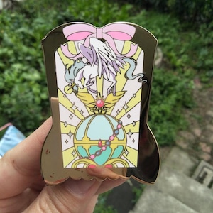 Golden Mirror 2.5&quot; Hard Enamel Pin