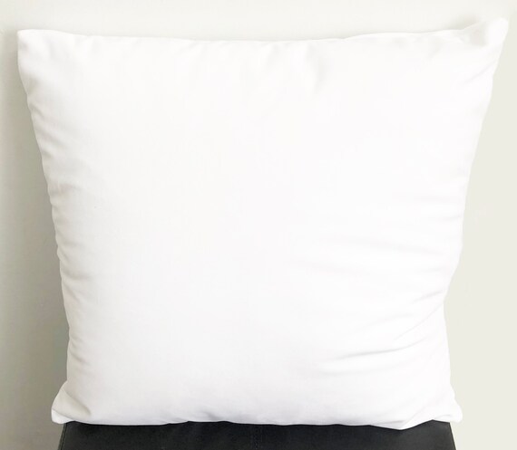 White velvet pillow clearance cover