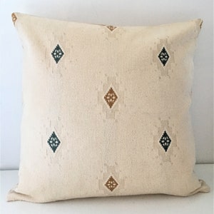 Boho pillow cover, Boho Pillow, Embroidered mudcloth pillow cover, Authentic embroidered pillow cover, Handmade, sofa pillow cover