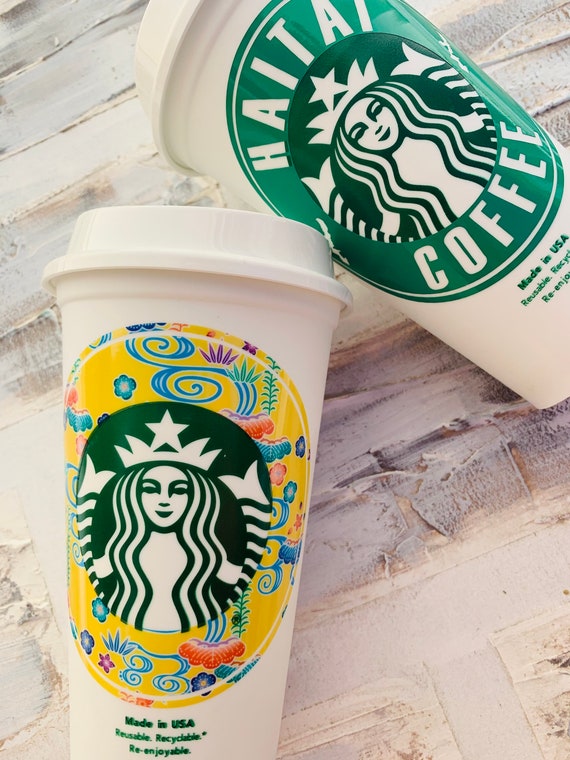 Decal for Reusable Coffee Cup DIY Gift Idea Okinawa Decal - Etsy