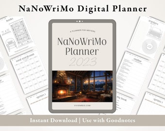 NaNoWriMo Digital Planner 2023