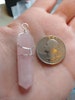 Large Rose Quartz Pendant, Rose Quartz Pendant, Rose Quartz Necklace, Crystal Necklace, Love Stone Necklace, Wire Wrapped Pendant 