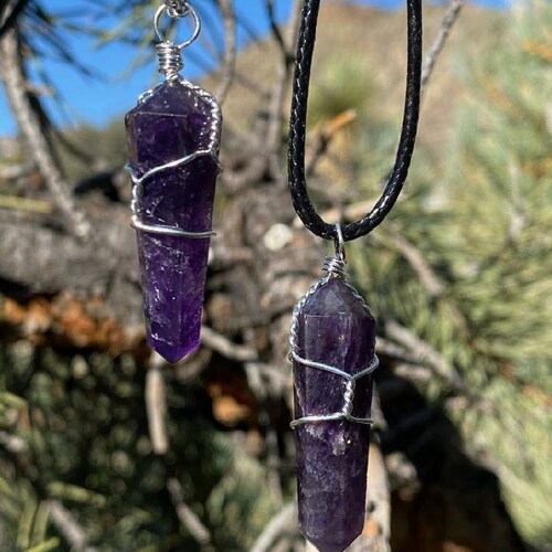 Amethyst Necklace Amethyst Pendant 