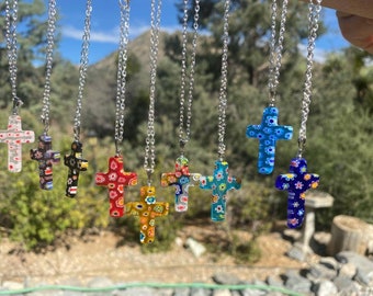 Cross Pendant, Cross Necklace for Girls, Children's Necklace, Gift for Girl, Cross Pendant for Children, Gift for Granddaughter, Easter Gift