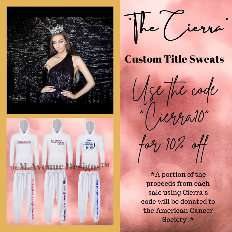 Custom Title Sweat Set The Cierra