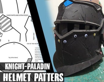 Knight-Paladin foam helmet patterns (ORIGINAL DESIGN)