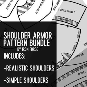 Shoulder armor pattern bundle (original designs)