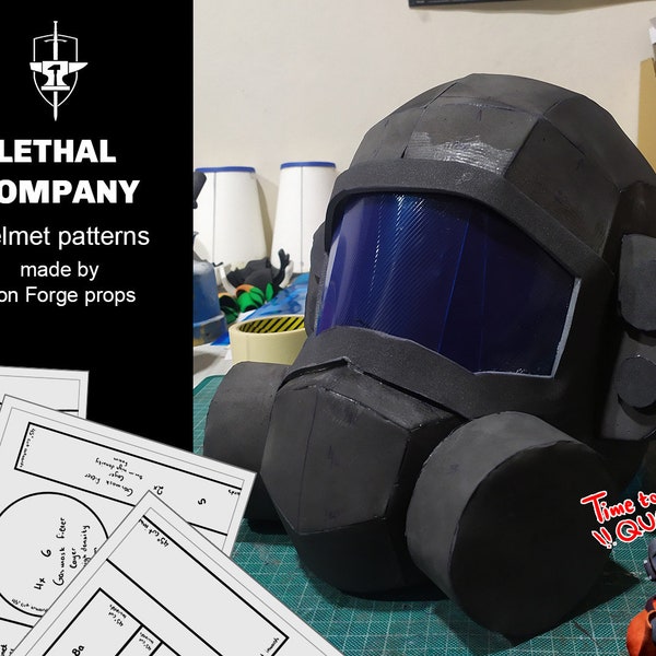Patrones de espuma para casco de Lethal Company