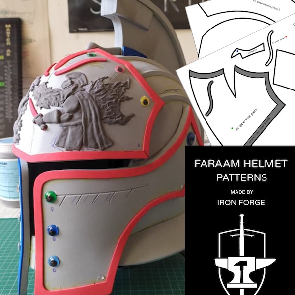 Faraam Knight Helmet (patterns by Iron Forge)