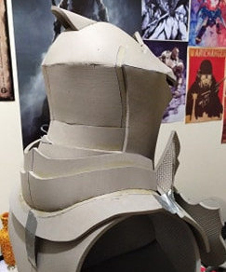 Heavy Knight Foam Helmet and Neckguard Patterns (ORIGINAL DESIGN) - Etsy