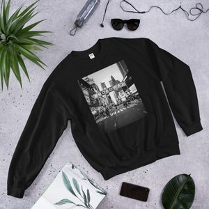Broadway NYC Black Sweatshirt Hipster of New York City