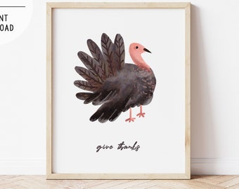 Turkey Printable Wall Art - Etsy