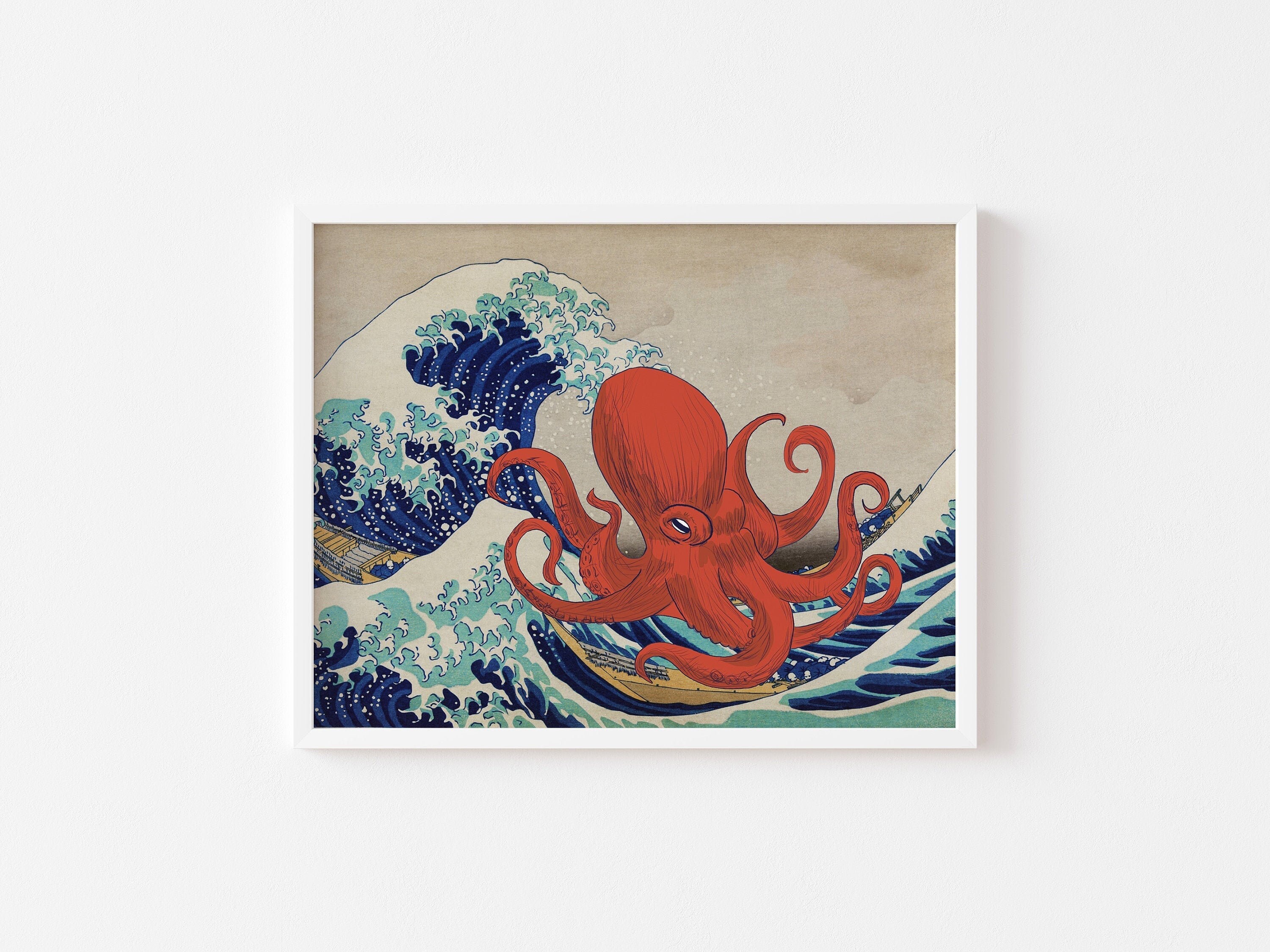 Japanese Kraken Octopus Art Kraken Sea Monster Vintage Octopus Art japanese-kraken-octopus-art-kraken-sea-monster-vintage-octopus-art