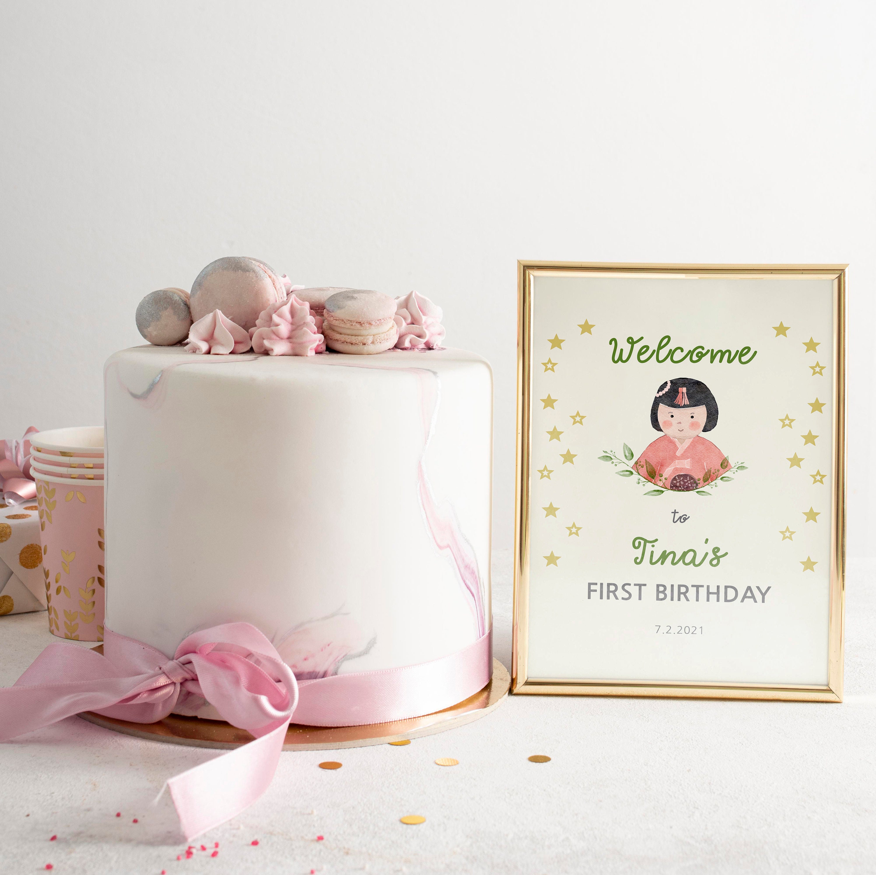 Doljabi SIGN Korean Baby First Birthday Digital Etsy