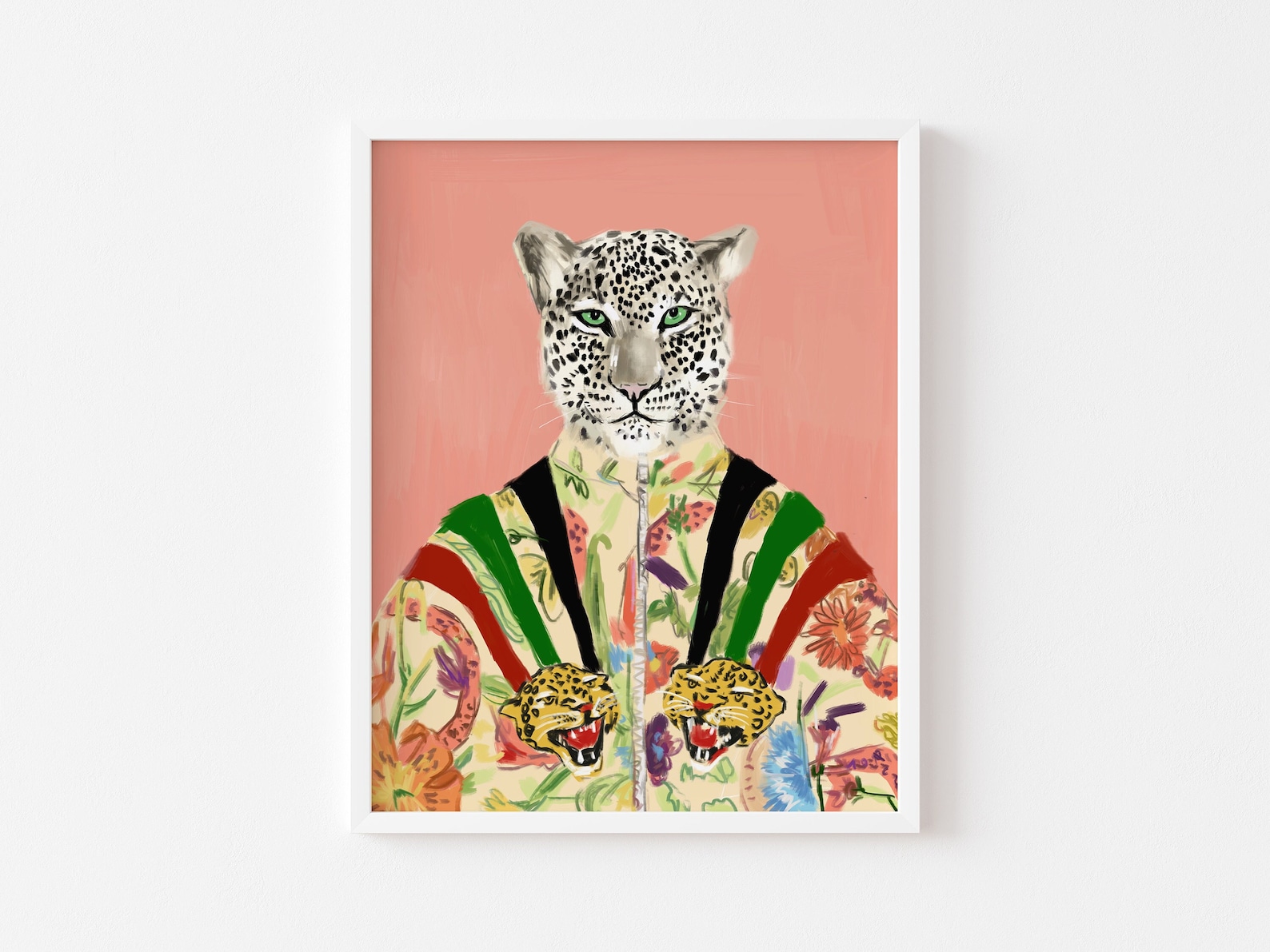 Luxury Fashion Leopard Poster Luxury Fashion Designer - Etsy