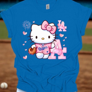 La Dodgers Tshirts Kitty - Etsy