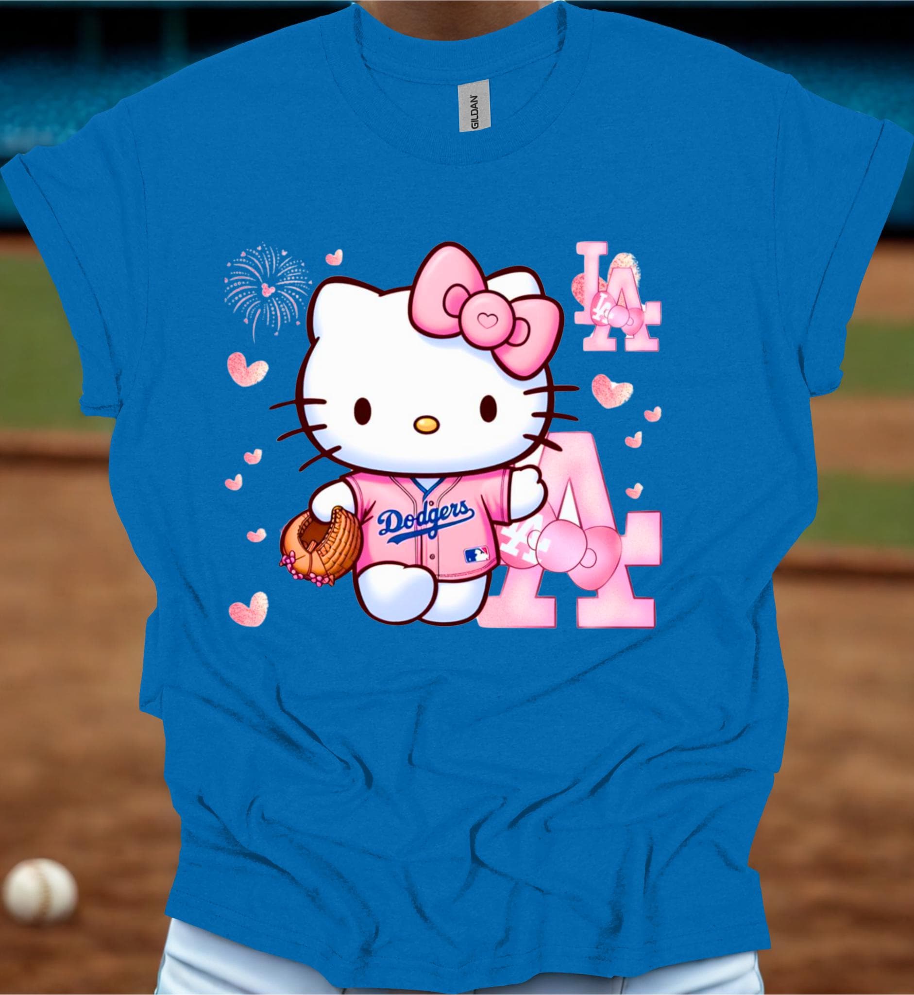 La Dodgers Tshirts Kitty - Etsy