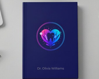 Spersonalizowany dziennik dentysty, spersonalizowane artykuły papiernicze dla dentystów, notesy dla asystentów dentystycznych