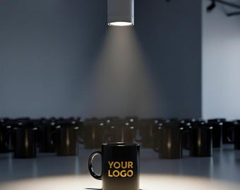 Custom Black Mug with Logo – Promotional Items