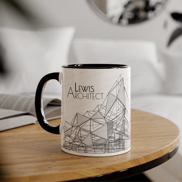 Architecture Mug, Gift for Architect, Architectural Cup