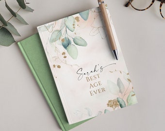Birthday Gift for Her - Personalized Journals and Notebooks for Women