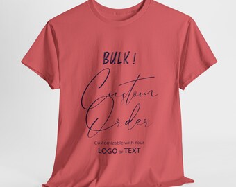 T-Shirt mit individuellem Logo auf Vorder- und Rückseite