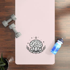 Custom Yoga Mat with Logo, Personalized Pilates & Fitness Exercise Mat, Corporate Gym Gift image 10
