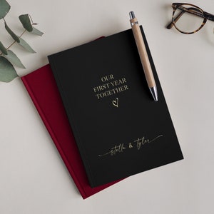 Personalized Couples Memory Journal: Our Story So Far Notebook