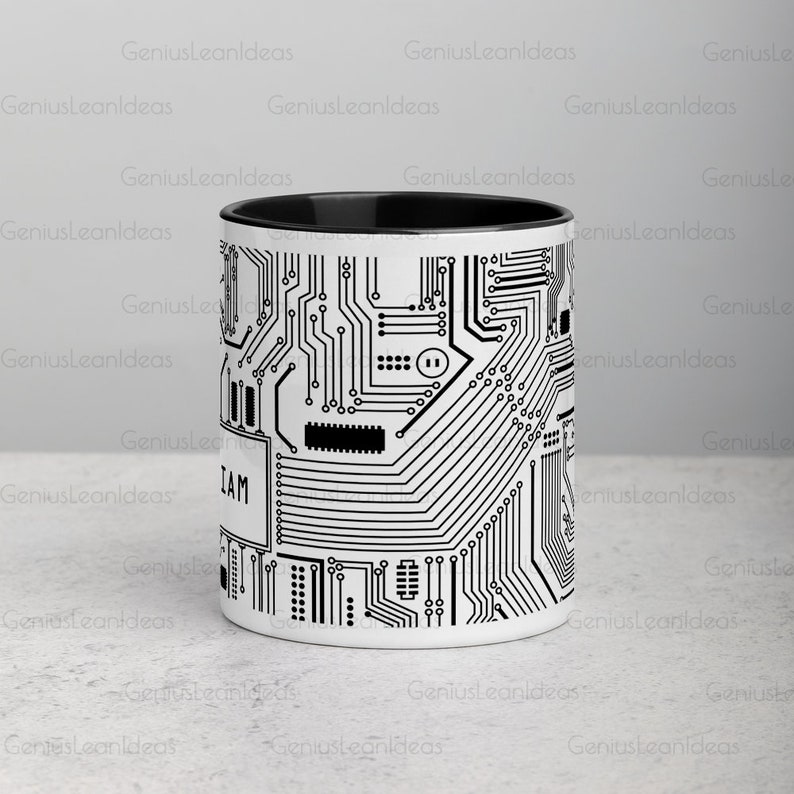 Personalized Circuit Board Mug, IT Engineer Gift - Etsy