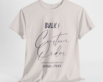 Custom Company Logo Shirts, Personalized Bulk Tshirts
