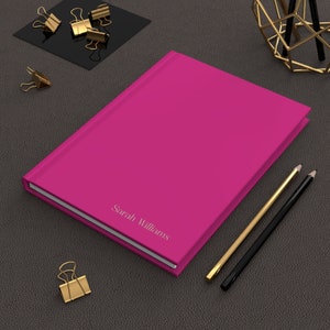 Personalized Pink Journal