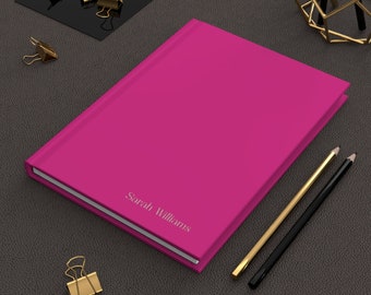 Personalized Pink Journal