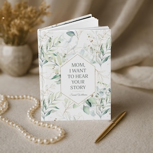 Personalized &#39;Mom, I Want to Hear Your Story&#39; Journal - Keepsake Family Memory Notebook
