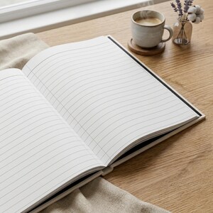 Quaderno con monogramma floreale: diario personalizzato, diario con nome personalizzato immagine 4