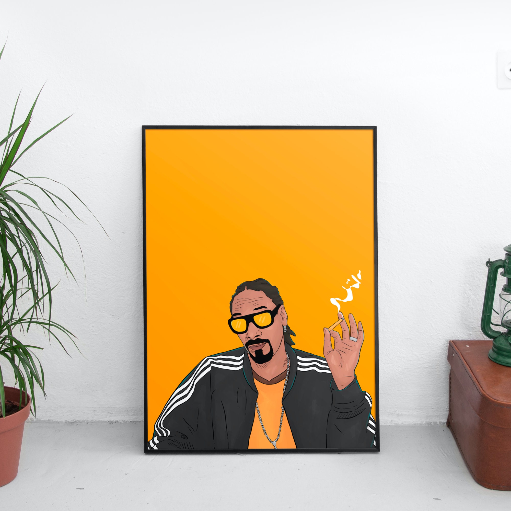 snoop dogg a4 a3 a2 print stoner birthday present gifts etsy