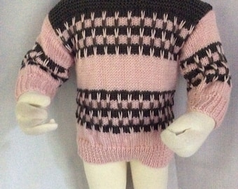 Babies hand knitted jumper