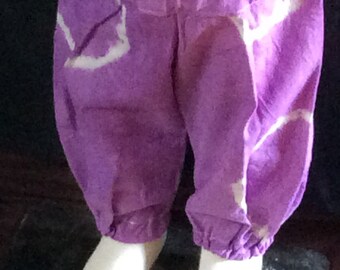 Hand dyed harem pants