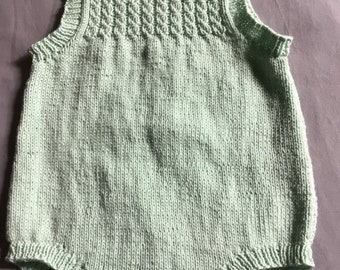 Babies cotton knitted romper