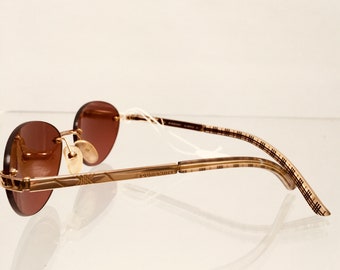 Vintage Y2K 2000s Brown Burberry Sunglasses / Burberry Glasses