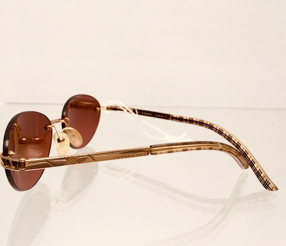 Vintage Burberry by Safilo Nova Check Sunglasses Rimless  display picture 1