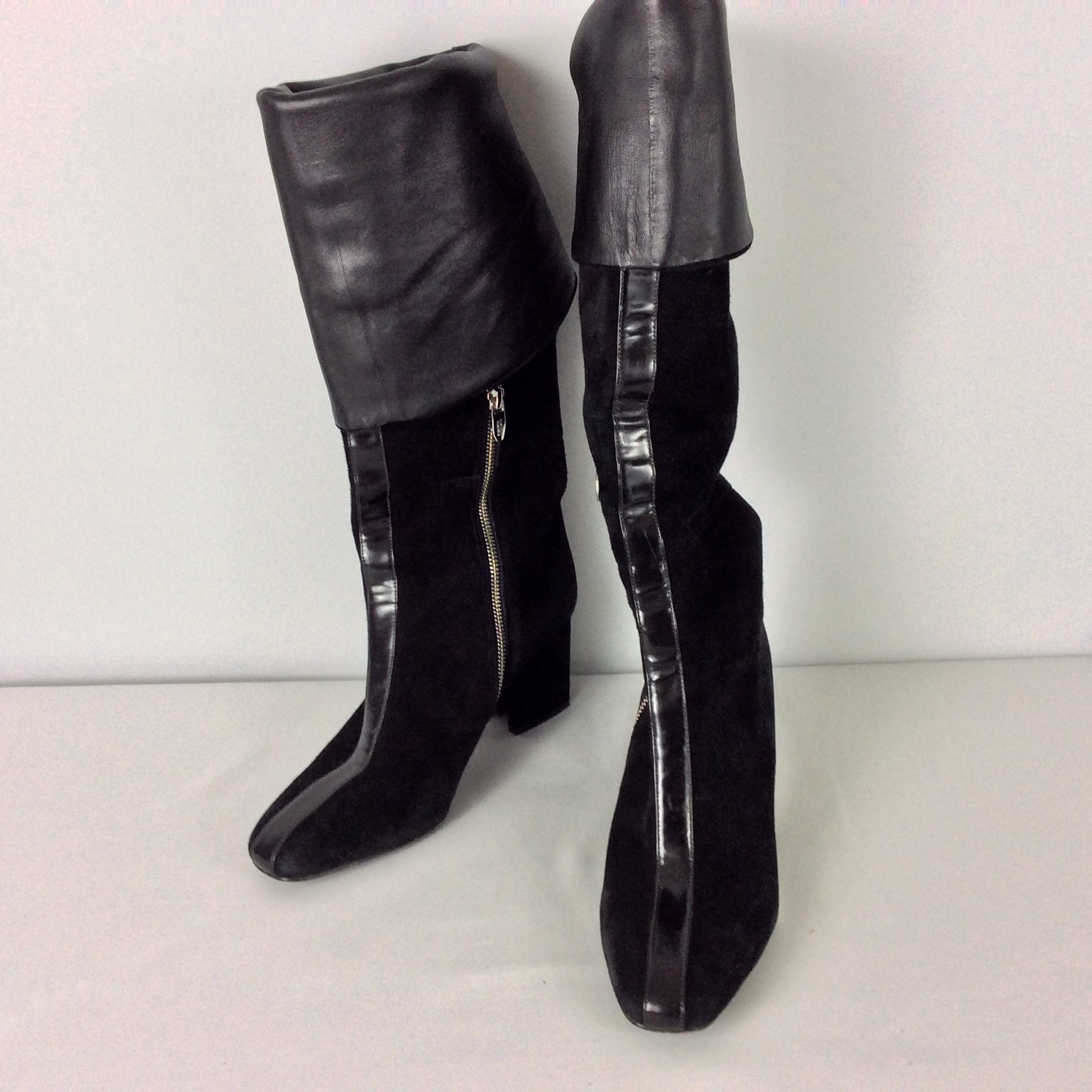 New Belle Sigerson Morrison Knee High Cuffed Boots Sz 8