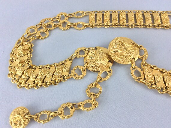 Vintage Authentic 90s Gianni Versace Iconic Versus Lion