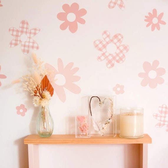Floral Wall Decals Wildflower Nursery, Flower Wall Decals Bedroom