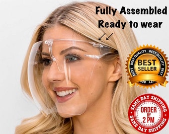 Trendy Clear Face Shield: Anti-Fog, Reusable, Lightweight